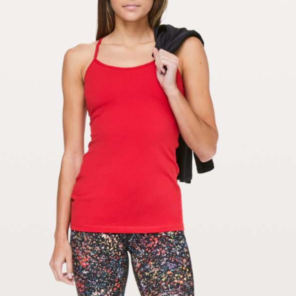 Lululemon Power Y Tank Top Red Size 6